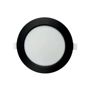 Светильник TruEnergy Fit 10088 круг 9W 4000K IP20 пластик ультратонкий черный