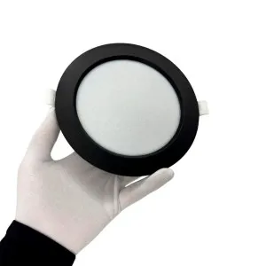 Светильник TruEnergy Fit 10088 круг 9W 4000K IP20 пластик ультратонкий черный