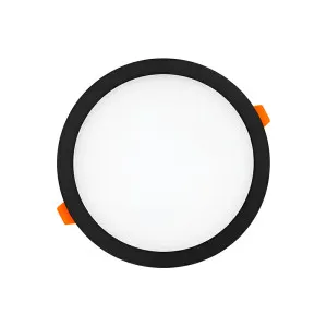 Светильник TruEnergy Light Premium 10726 ультратонкий со встроенным трансформатором круг 12W 4000K пластик черный