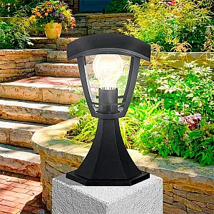 Светильник Элект НТУ 07-60-001 У1 Валенсия садово-парковый черный