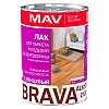 Лак MAV Brava Alkyd 2122 для паркета и изделий из древесины бесцветный глянцевый 1 л