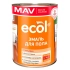 Эмаль для пола MAV Ecol ПФ-266 светло-коричневая глянцевая 1 л