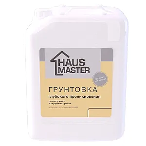 Грунтовка MAV Haus Master глубокого проникновения бесцветная 5 л