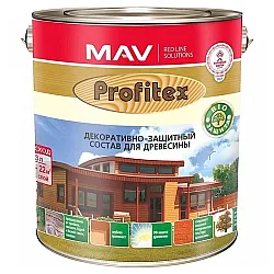 Состав декоративно-защитный MAV Profitex для древесины дуб 3 л