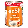 Эмаль для пола MAV Ecol ПФ-266 желто-коричневая глянцевая 1 л