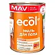 Эмаль для пола MAV Ecol ПФ-266 желто-коричневая глянцевая 1 л
