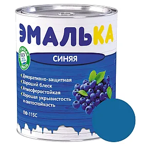 Эмаль MAV Эмалька ПФ-115С синяя 0.9 л
