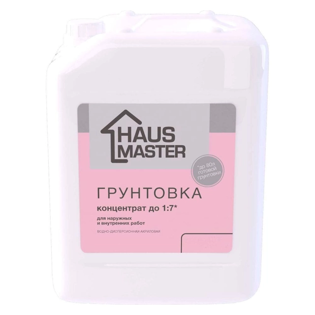 Грунтовка MAV Haus Master концентрат 5 л Грунтовка MAV Haus Master концентрат 5 л