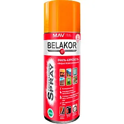 Эмаль-аэрозоль MAV Belakor 17 алкидная RAL2008 ярко-красно-оранжевая глянцевая 520 мл