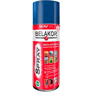 Эмаль-аэрозоль MAV Belakor 17 алкидная RAL5010 горечавково-синий глянцевая 520 мл