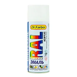 Эмаль-аэрозоль MAV Dr. Farber 07600-270 акриловая универсальная RAL 9003 сигнальный белый матовая 520 мл