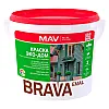 Краска MAV Brava Эко-Дом белая полуматовая 3 л