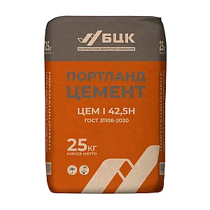 Цемент БЦК Портландцемент ПЦ 500-Д0 25 кг