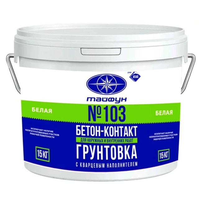Грунтовка Тайфун Мастер №103 Бетон-контакт 15 кг Грунтовка Тайфун Мастер №103 Бетон-контакт 15 кг