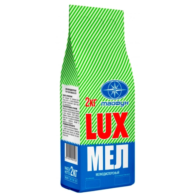 Мел мелкодисперсный Тайфун Lux 2 кг Мел мелкодисперсный Тайфун Lux 2 кг