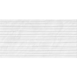 Плитка Beryoza Ceramica Борнео 1 декор глазурованная 600*300*9 мм белая