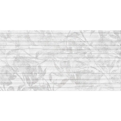 Плитка Beryoza Ceramica Борнео 2 декор глазурованная 600*300*9 мм белая