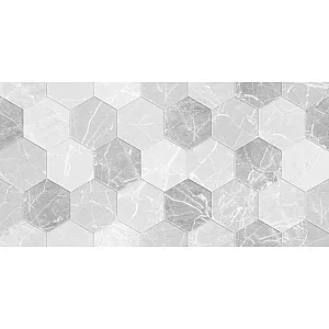 Плитка Beryoza Ceramica Дайкири 1 декор 600*300*9 мм белая