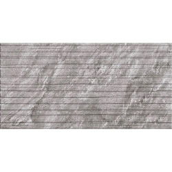 Плитка Beryoza Ceramica Борнео 3 декор глазурованная 600*300*9 мм серая