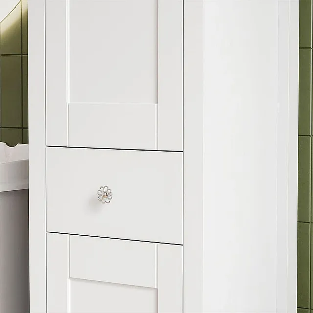 Шкаф Belux Афины П 35-01 белый матовый