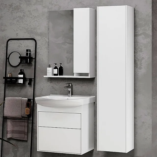 Шкаф Belux Клермонт ПН 35 белый глянцевый