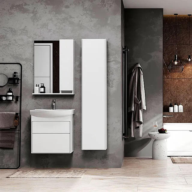 Шкаф Belux Клермонт ПН 35 белый глянцевый