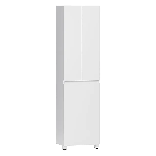 Шкаф Belux Неаполь П 50 К белый глянцевый