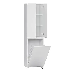 Шкаф Belux Неаполь П 50 К белый глянцевый Шкаф Belux Неаполь П 50 К белый глянцевый