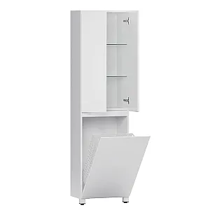 Шкаф Belux Неаполь П 50 К белый глянцевый