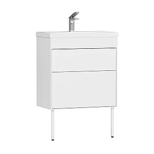 Тумба под умывальник Belux Порто Н 60-02 белый глянцевый