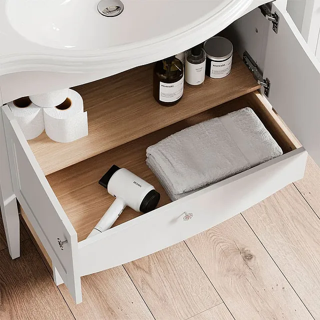 Тумба под умывальник Belux Афины Н 85-01 матовый