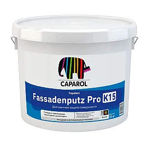 Штукатурка Caparol Capatect Fassadenputz K15 Base 1 белая 25 кг