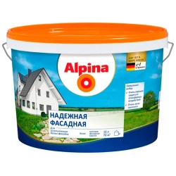 Краска Alpina Надежный фасад белая 10 л