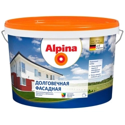 Краска Alpina Долговечная фасадная Base1 белая 2.5 л