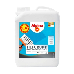 Грунтовка Alpina Tiefgrund концентрат 1:4 2.5 л