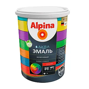 Эмаль Alpina Аква акриловая База 3 глянцевая 0.85 л