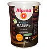 Лак Alpina Аква Лазурь для дерева кедр 0.9 л