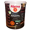 Лак Alpina Аква Лазурь для дерева тик 2.5 л