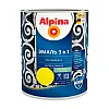 Эмаль Alpina по ржавчине 3 в 1 RAL1021 желтая 0.75 л