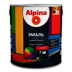 Эмаль универсальная Alpina База 3 глянцевая прозрачная 2.13 л