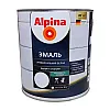Эмаль универсальная Alpina шелковисто-матовая белая 2.5 л