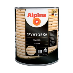 Грунтовка Alpina по дереву бесцветная 0.75 л