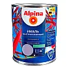 Грунт-эмаль Alpina быстросохнущая по ржавчине RAL 7040 серая 0.75 л