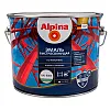 Грунт-эмаль Alpina быстросохнущая по ржавчине RAL 9003 белая 2.5 л