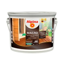 Масло Alpina для террас лестниц и мебели бразильский палисандр 2.5 л