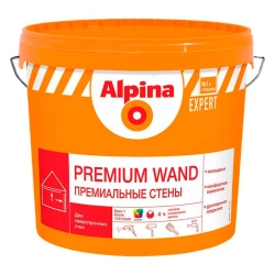 Краска Alpina Expert Premium Wand Base 1 белая 9 л