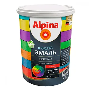 Эмаль Alpina Аква акриловая глянцевая База 3 2.35 л