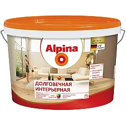 Краска Alpina Долговечная интерьерная База 3 прозрачная 4.7 л