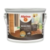 Масло Alpina для террас лестниц мебели орех макадамия 2 л