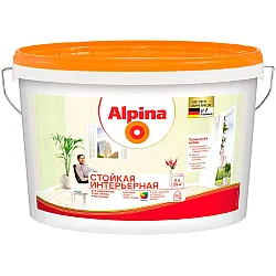 Краска Alpina Стойкая интерьерная База 1 белая 5 л